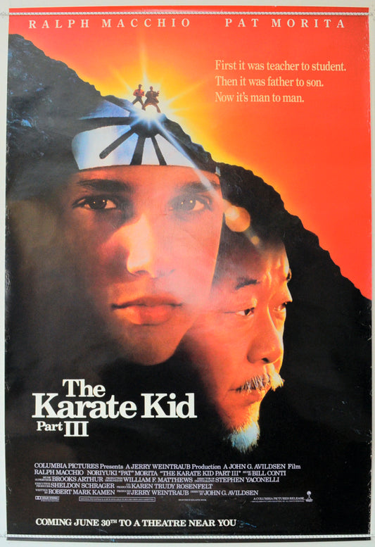 The Karate Kid Part III  Original One Sheet Poster - Film Poster - Movie Poster 