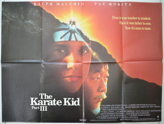 The Karate Kid part III Original Quad Poster - Film Poster - Movie Poster  