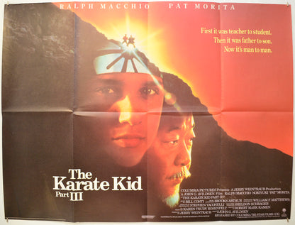 The Karate Kid part III Original Quad Poster - Film Poster - Movie Poster