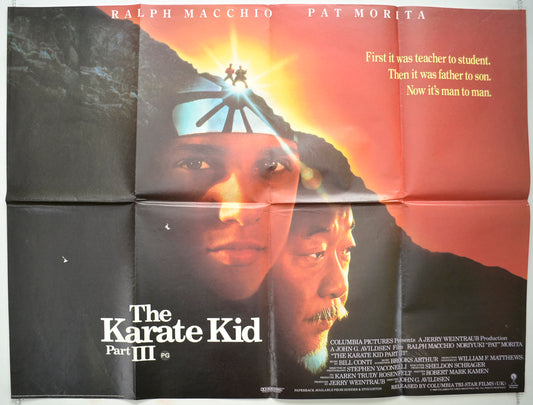 The Karate Kid part III Original Quad Poster - Film Poster - Movie Poster  