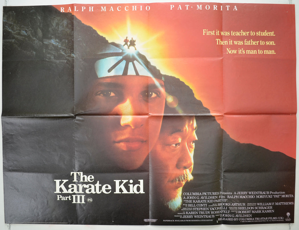 The Karate Kid part III Original Quad Poster - Film Poster - Movie Poster  