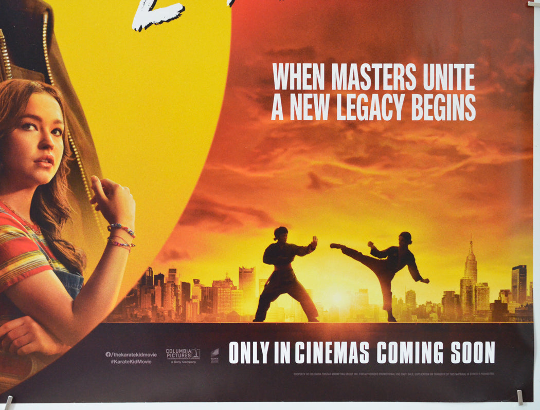 Karate Kid: Legends (Bottom Right) Cinema Quad Movie Poster 