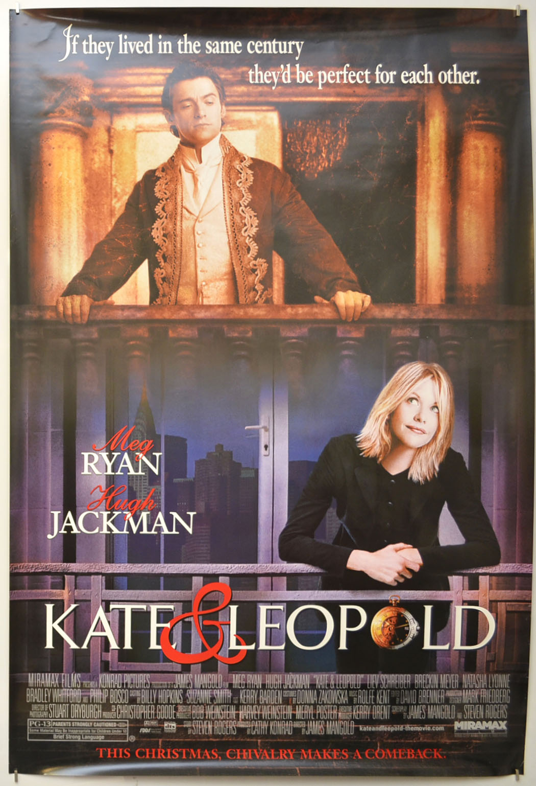 Kate And Leopold Original One Sheet Poster - Film Poster - Movie Poster