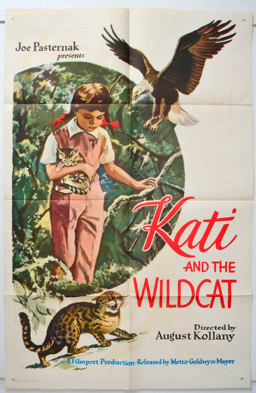 Kati And The Wildcat  (a.k.a. Kati és a vadmacska)   Original One Sheet Poster - Movie Poster