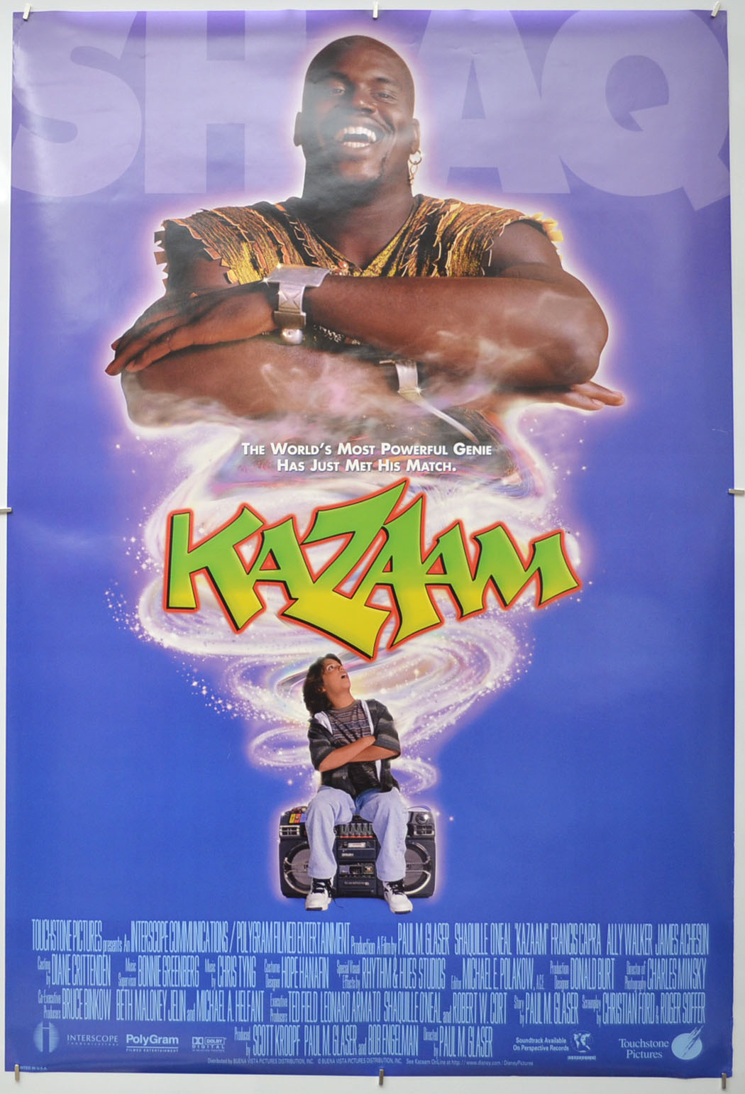 Kazaam Original One Sheet Poster - Film Poster - Movie Poster