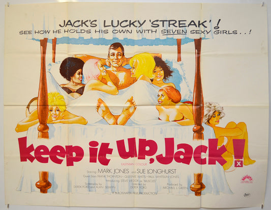 Keep It Up Jack Original Quad Poster - Film Poster - Movie Poster