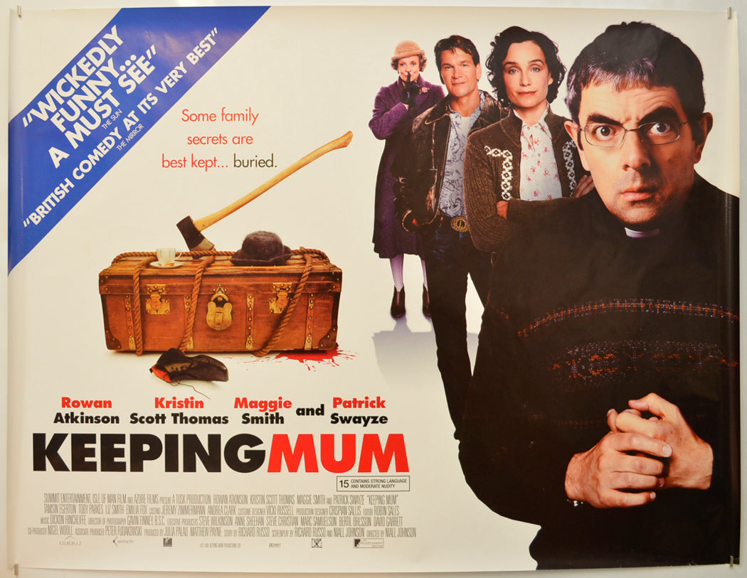 Keeping Mum  Original Quad Poster - Film Poster - Movie Poster