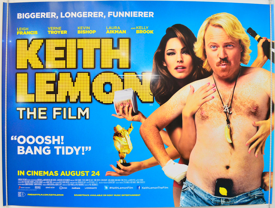 Keith Lemon - The Film Original Quad Poster - Film Poster - Movie Poster  