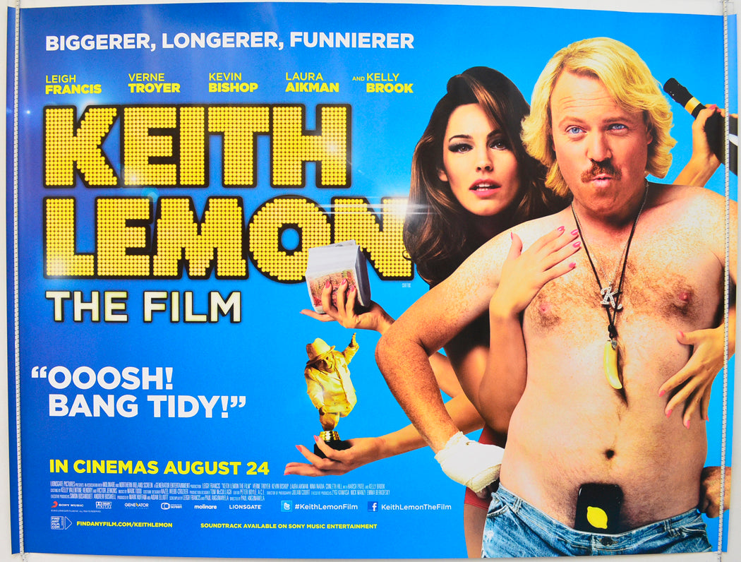 Keith Lemon - The Film Original Quad Poster - Film Poster - Movie Poster  