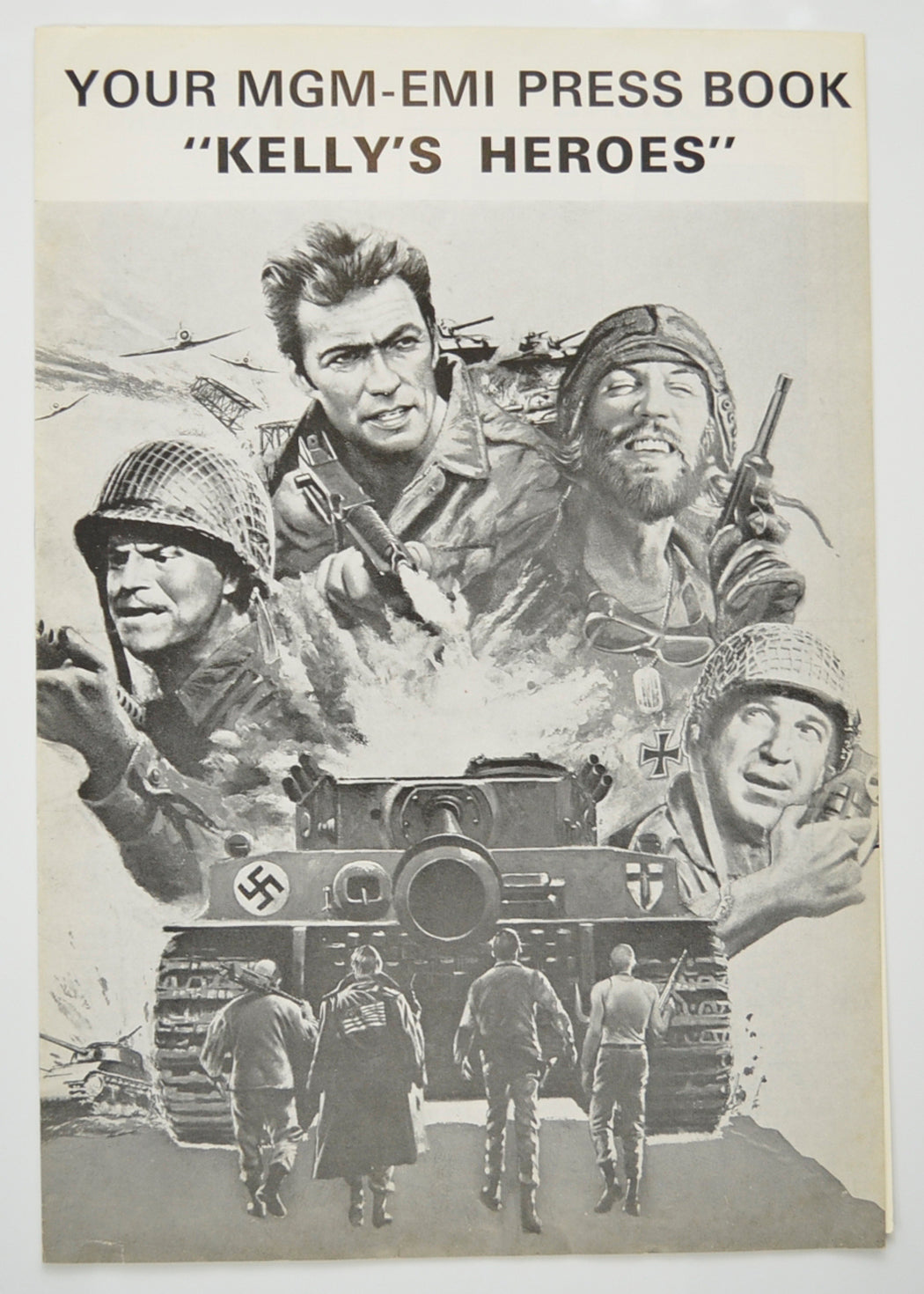 Kelly’s Heroes Original 8 Page Cinema Exhibitors Campaign Pressbook (UK) + Synopsis Sheet