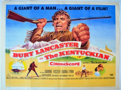 The Kentuckian Original British Quad Poster - Movie Poster