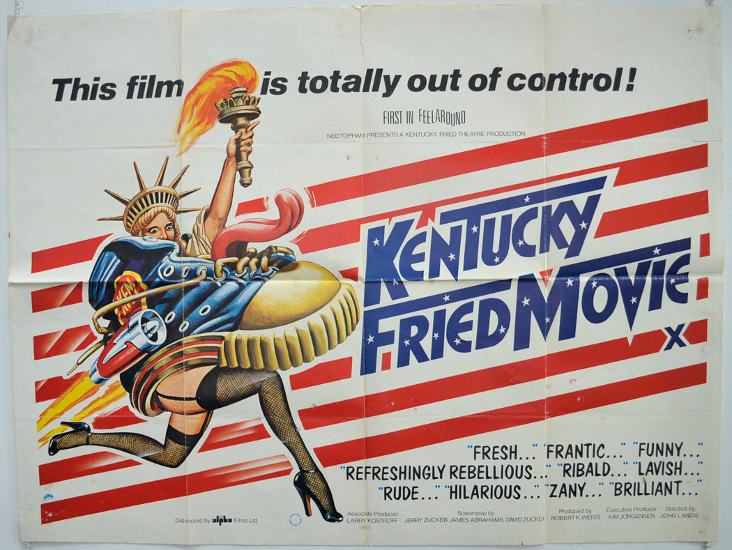 Kentucky Fried Movie  Original British Quad Poster - Film Poster - Movie Poster 