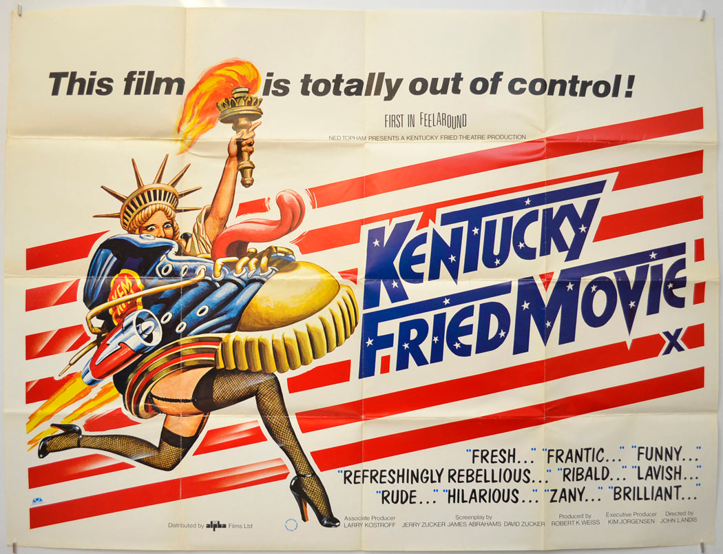 Kentucky Fried Movie Original Quad Poster - Film Poster - Movie Poster  