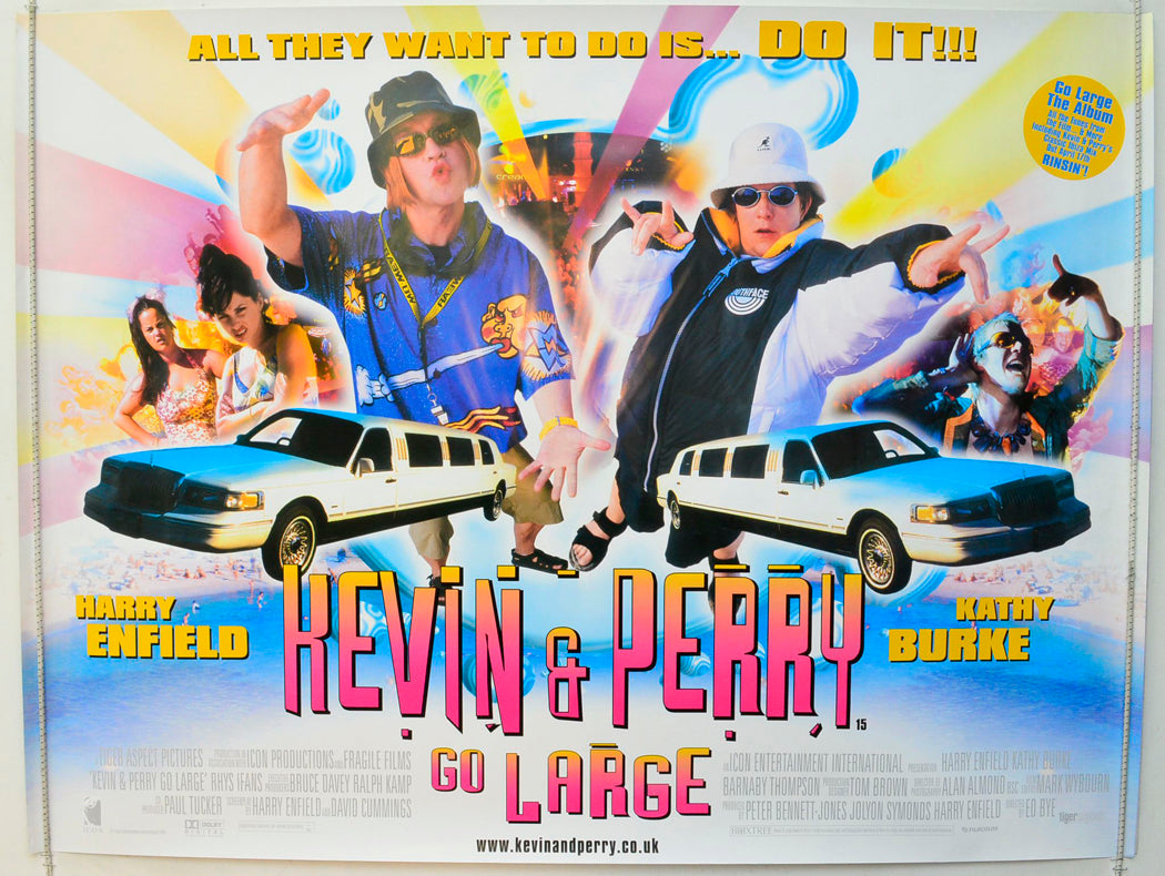 Kevin And Perry Go Large  Original British Quad Poster - Film Poster - Movie Poster