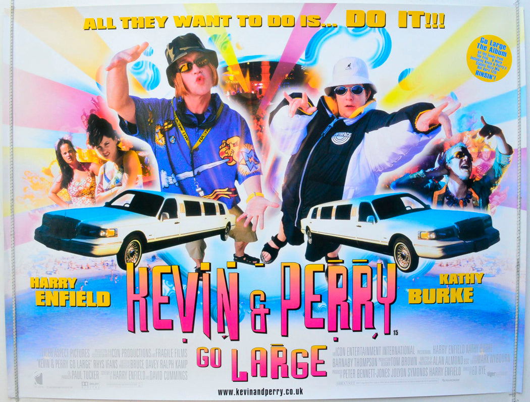 Kevin And Perry Go Large Original British Quad Poster - Film Poster - Movie Poster 