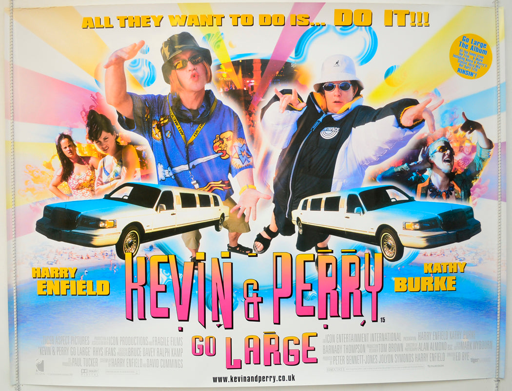 “Kevin And Perry Go Large” Original Quad Poster - Film Poster - Movie ...