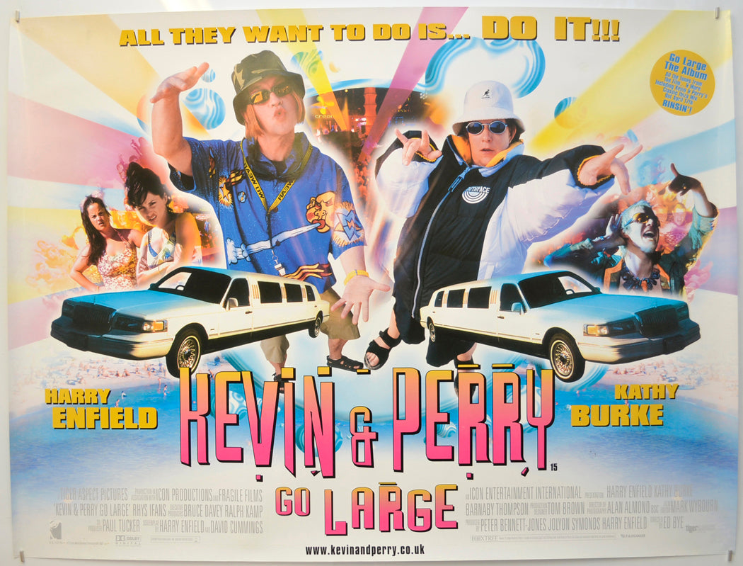 Kev Perry “Kevin And Perry Go Large” Original Quad Poster - Film Poster - Movie ...