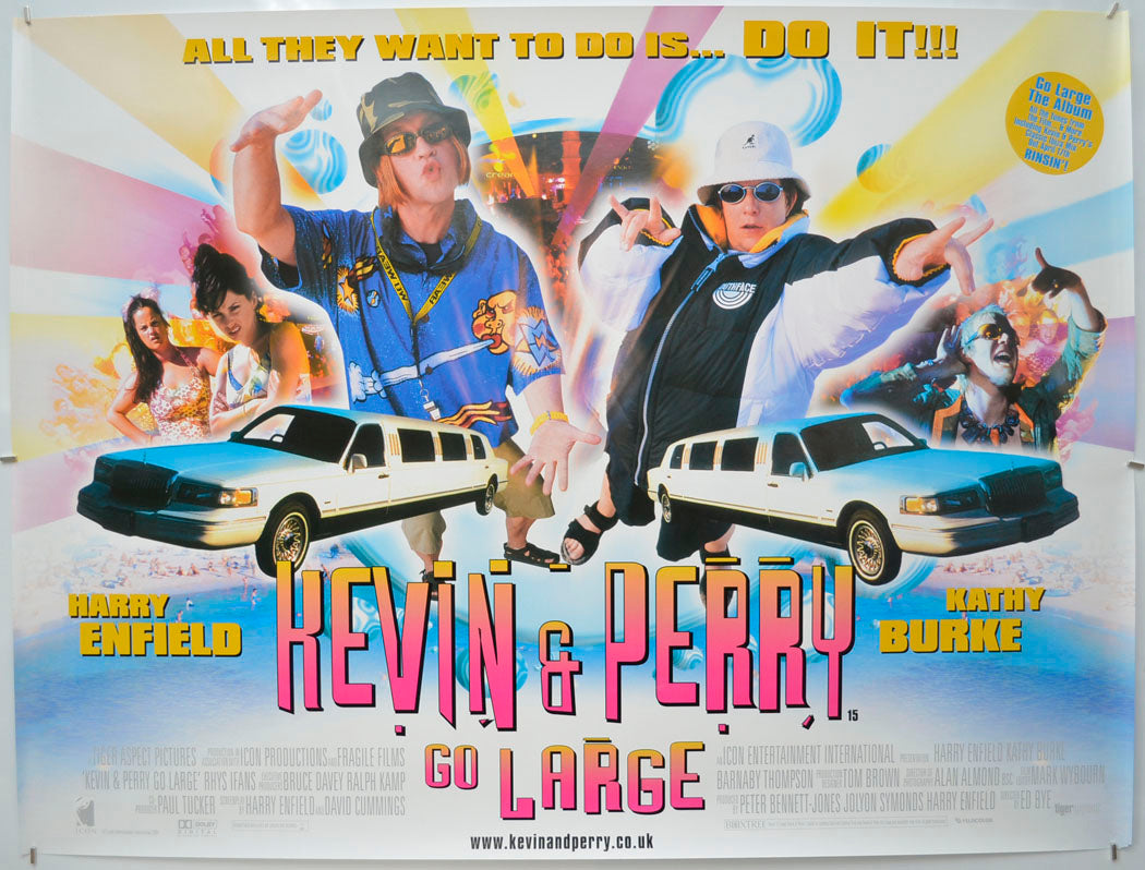 Kevin And Perry Go Large Original Quad Poster - Film Poster - Movie Poster