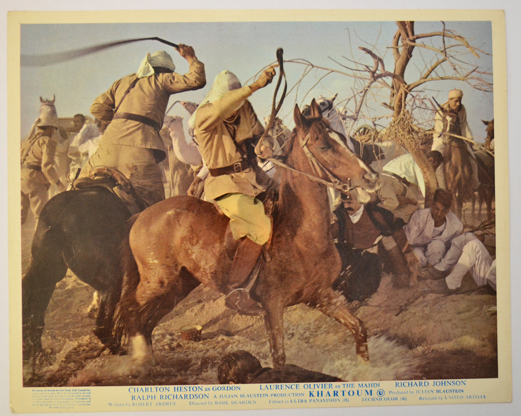 KHARTOUM (Card 3) Cinema Colour FOH Stills / Lobby Cards 