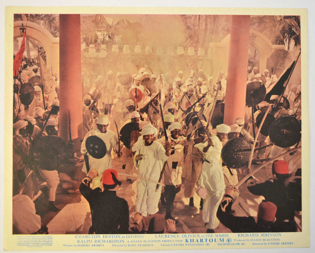 KHARTOUM (Card 4) Cinema Colour FOH Stills / Lobby Cards 