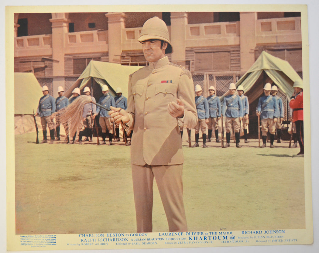 KHARTOUM (Card 6) Cinema Colour FOH Stills / Lobby Cards 