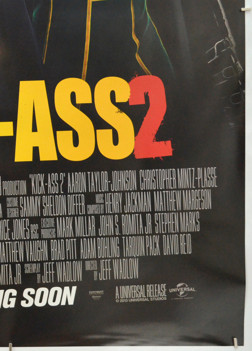 Kick-Ass 2 (Bottom Right) Cinema One Sheet Movie Poster 