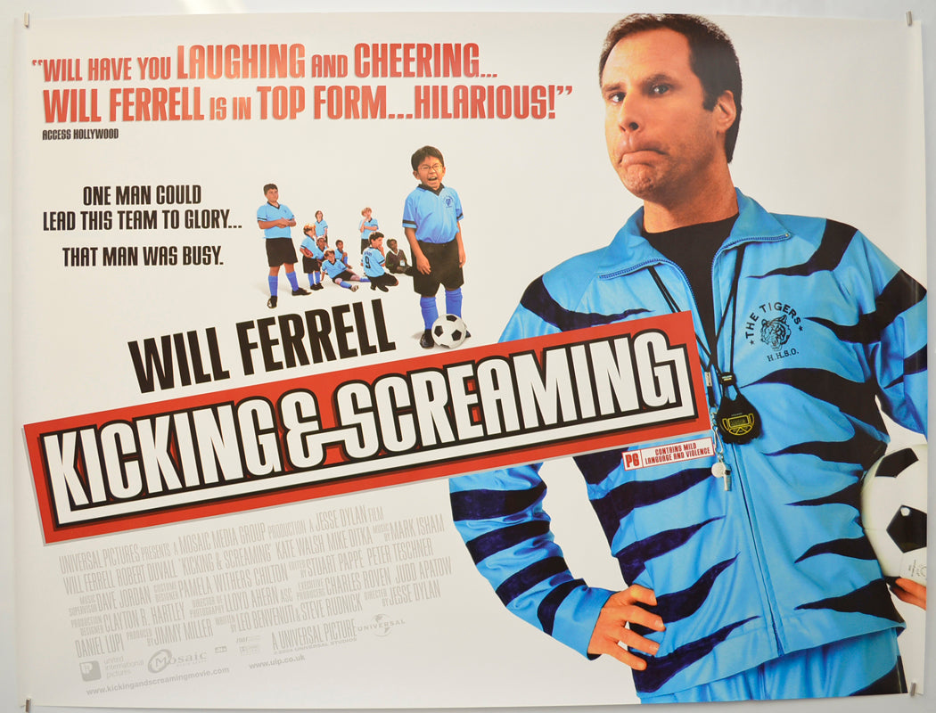 Kicking And Screaming Original Quad Poster - Film Poster - Movie Poster