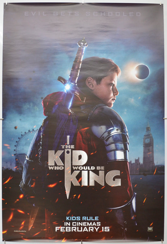 The Kid Who Would Be King (Teaser / Advance Version) Original One Sheet Poster - Film Poster - Movie Poster