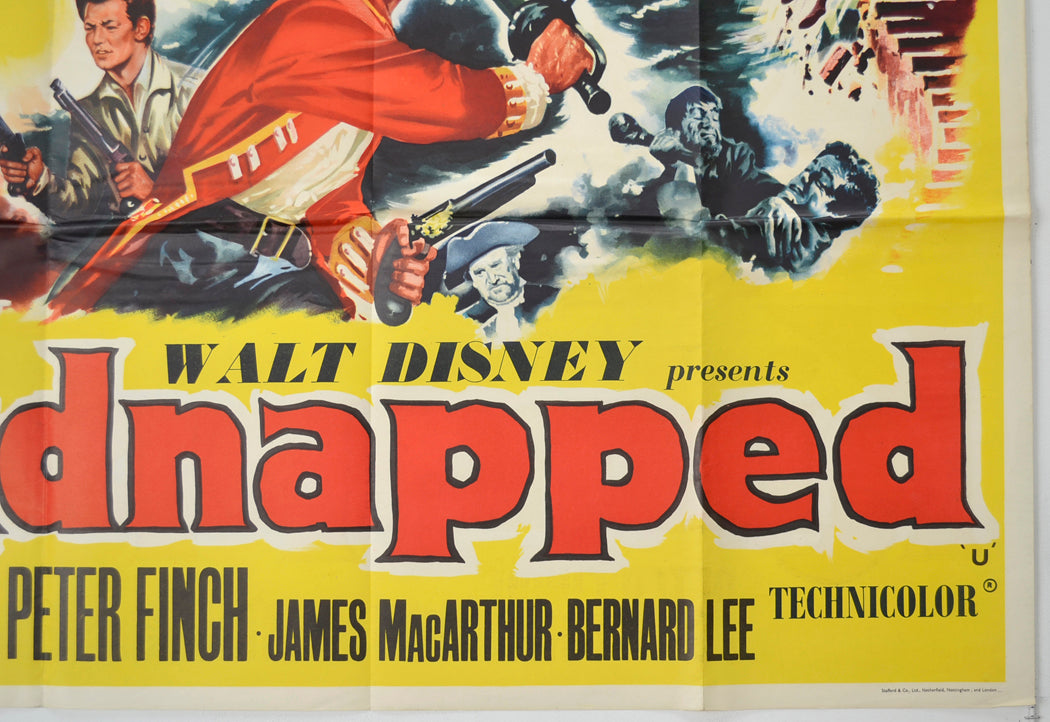 KIDNAPPED (Bottom Right) Cinema Quad Movie Poster 