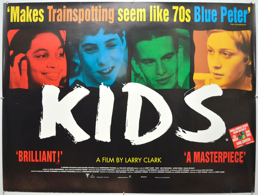 Kids Original Quad Poster - Film Poster - Movie Poster