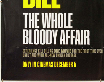 Kill Bill: The Whole Bloody Affair (Bottom Left) Cinema Quad Movie Poster 