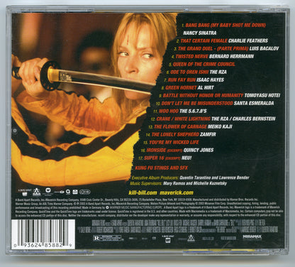 KILL BILL VOL. 1 Original CD Soundtrack (back) 