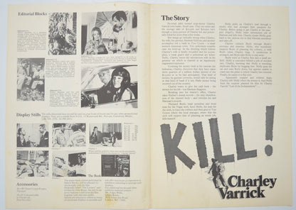 KILL CHARLEY VARRICK Cinema Exhibitors Campaign Pressbook - INSIDE 