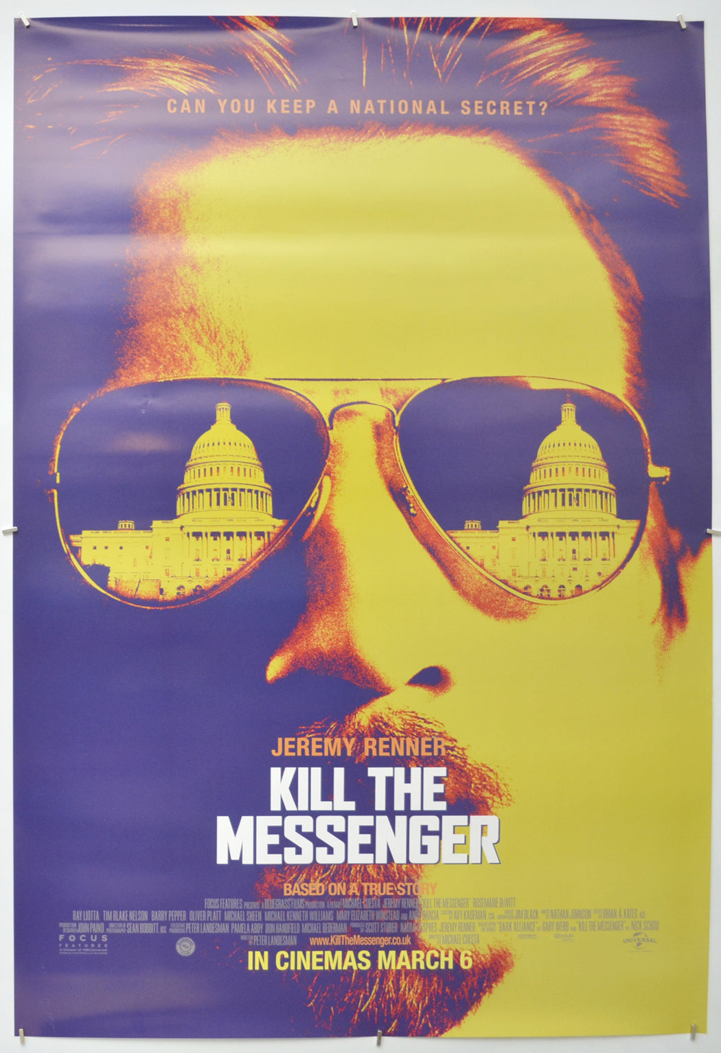 Kill The Messenger  Original One Sheet Poster - Film Poster - Movie Poster