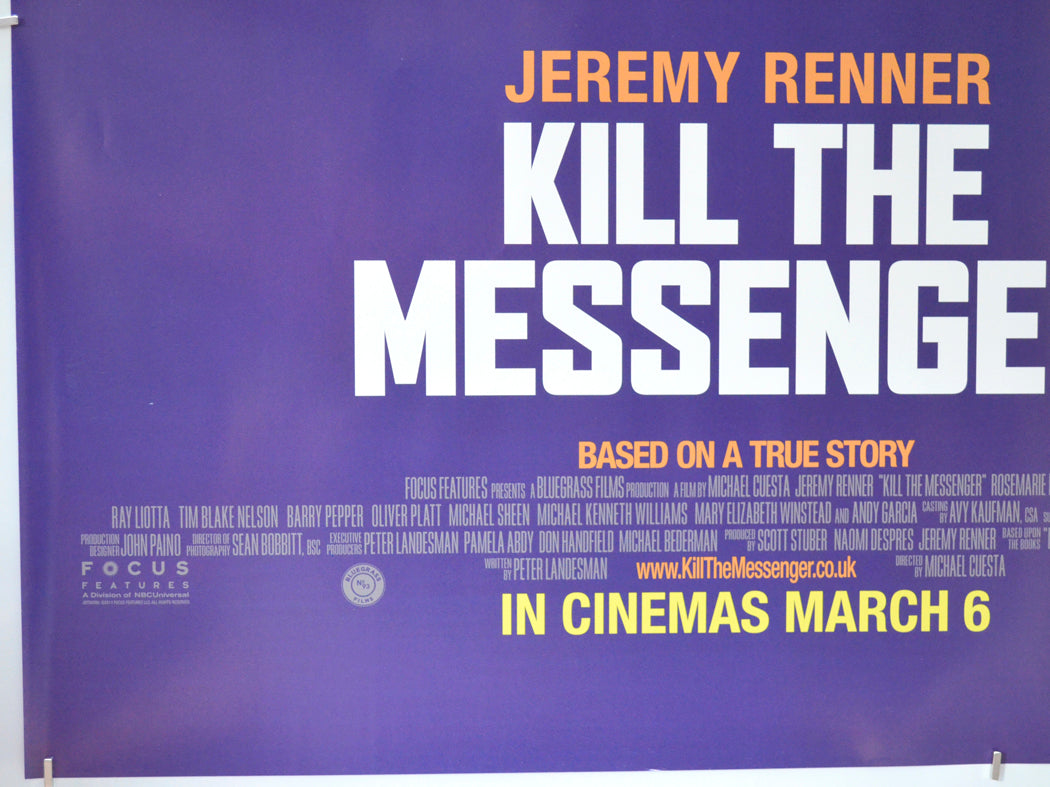 KILL THE MESSENGER (Bottom Left) Cinema Quad Movie Poster 