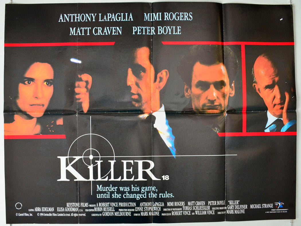 Killer Original British Quad Poster - Movie Poster