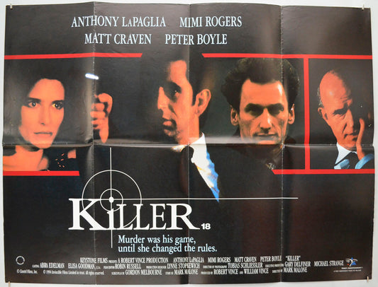 Killer Original Quad Poster - Film Poster - Movie Poster