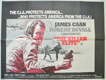 The Killer Elite  Original British Quad Poster - Film Poster - Movie Poster 