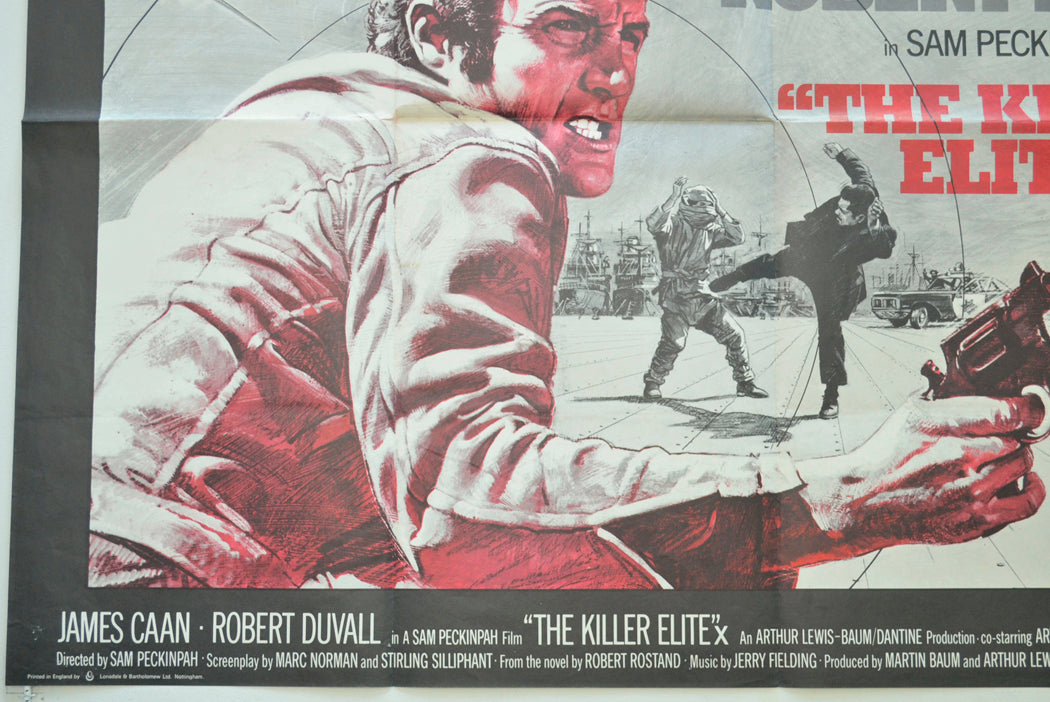 THE KILLER ELITE (Bottom Left) Cinema Quad Movie Poster 