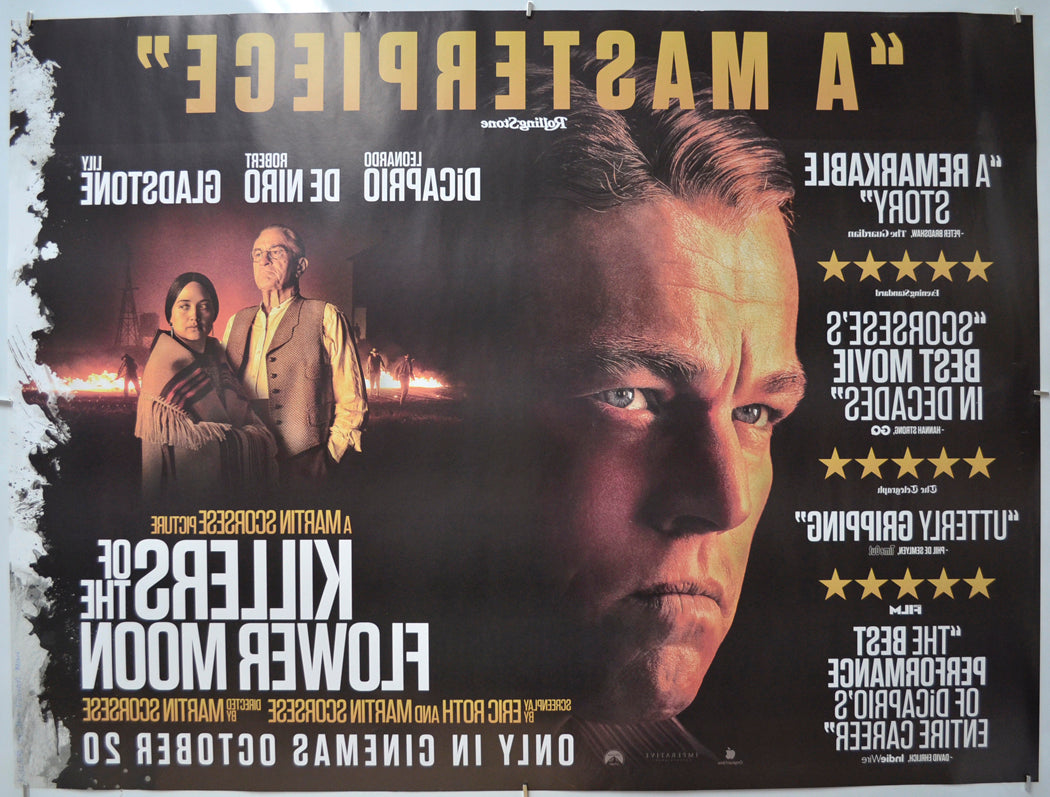 KILLERS OF THE FLOWER MOON (Back) Cinema Quad Movie Poster 