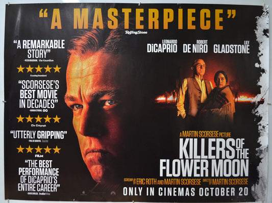 Killers Of The Flower Moon Original Quad Poster - Film Poster - Movie Poster