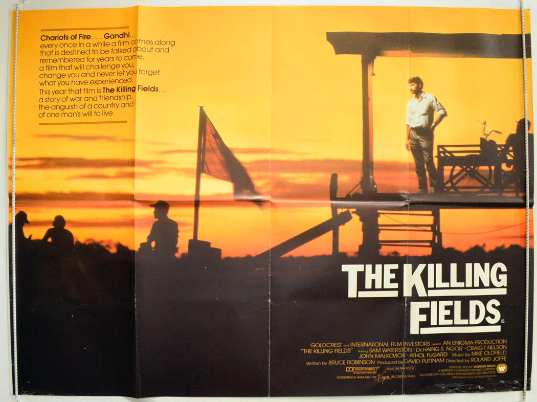 The Killing Fields  (Style A)   Original British Quad Poster - Film Poster - Movie Poster 