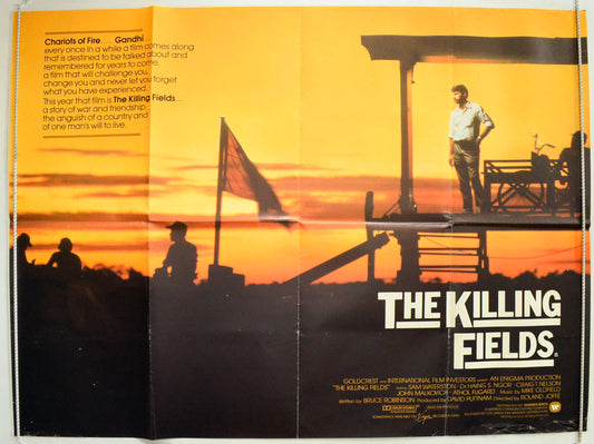 The Killing Fields  (Style A)   Original British Quad Poster - Film Poster - Movie Poster 