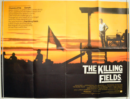 The Killing Fields  (Style A)   Original British Quad Poster - Film Poster - Movie Poster 