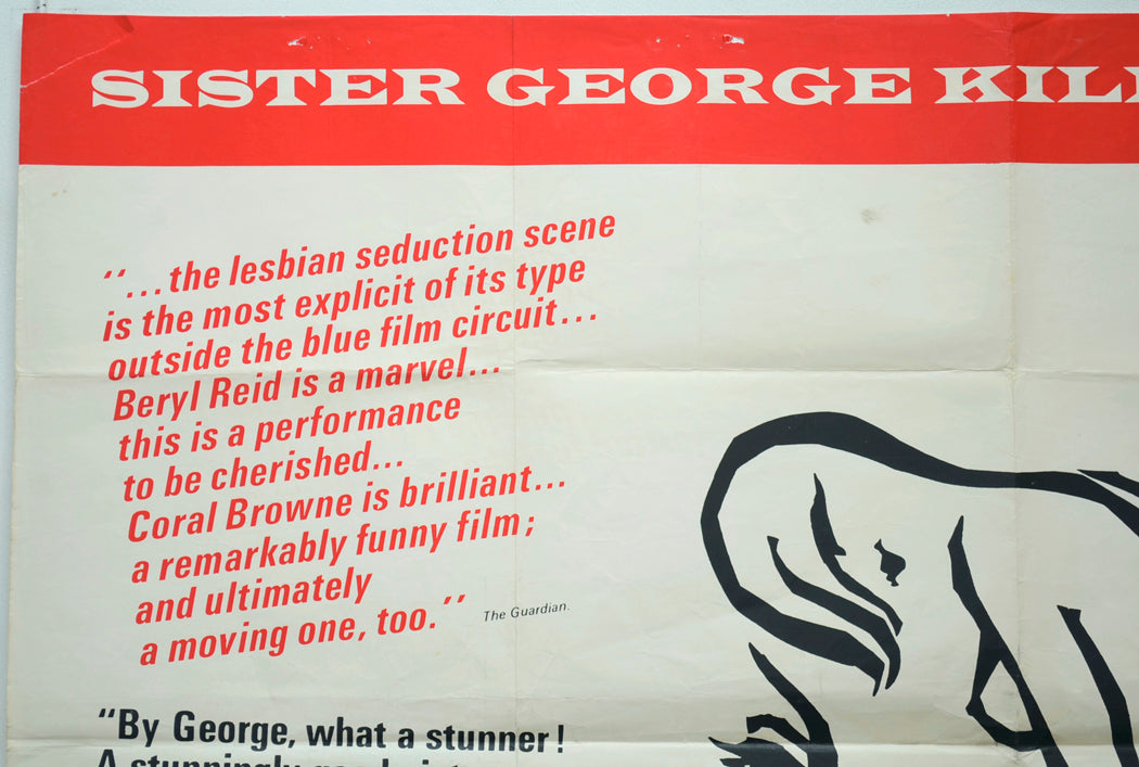 THE KILLING OF SISTER GEORGE (Top Left) Cinema Quad Movie Poster 