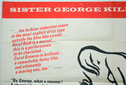 THE KILLING OF SISTER GEORGE (Top Left) Cinema Quad Movie Poster 