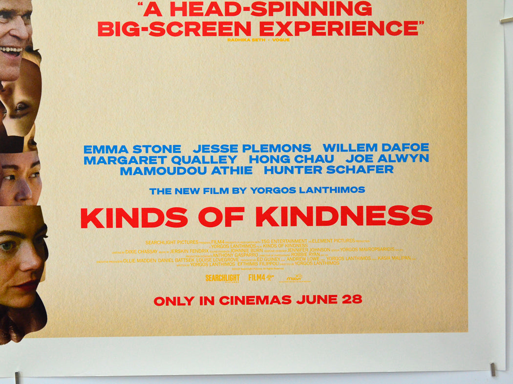 Kinds Of Kindness (Bottom Right) Cinema Quad Movie Poster 