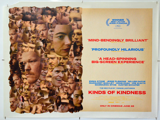 Kinds Of Kindness - Original Quad Poster - Film Poster - Movie Poster