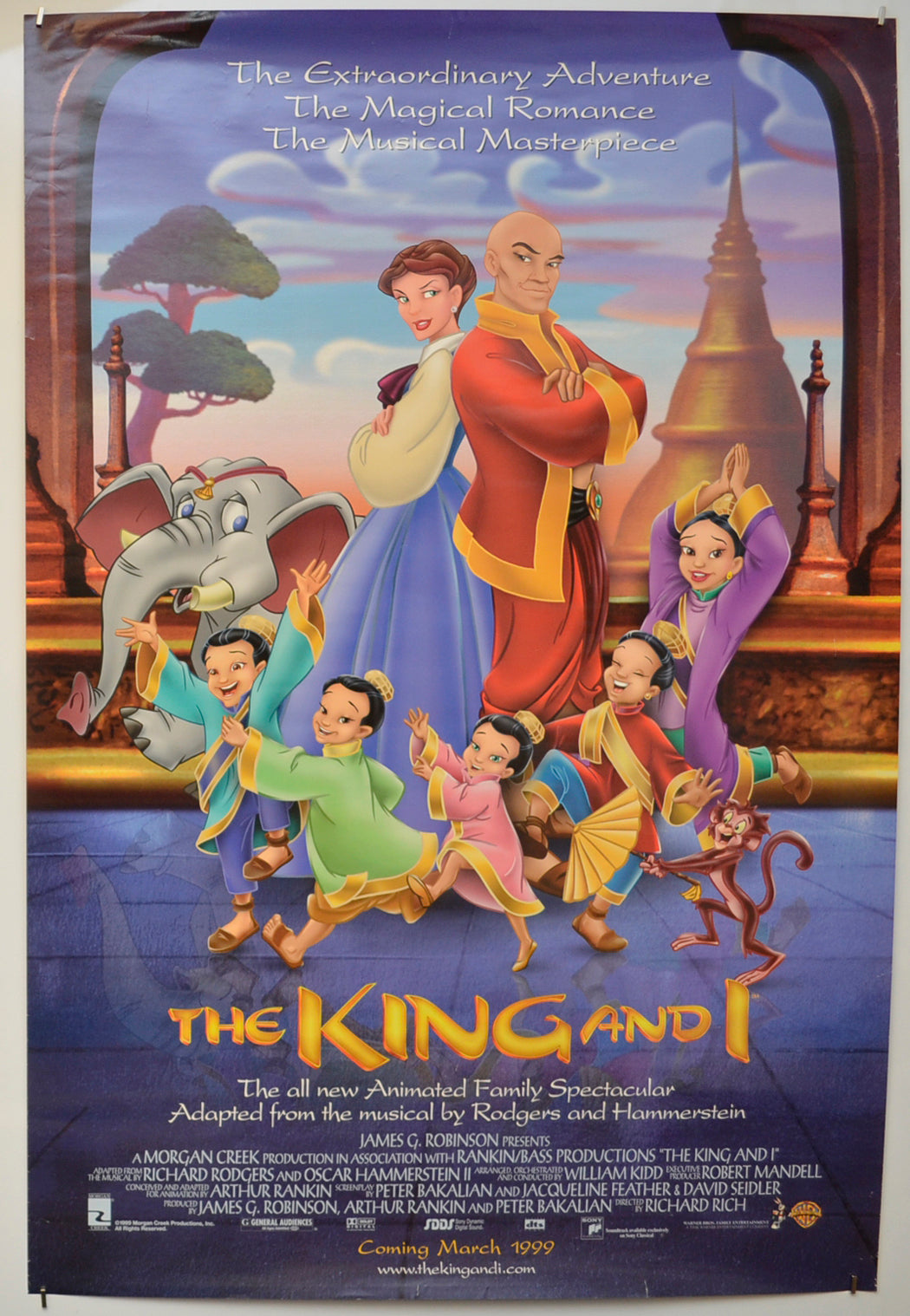 The King And I  Original One Sheet Poster - Film Poster - Movie Poster