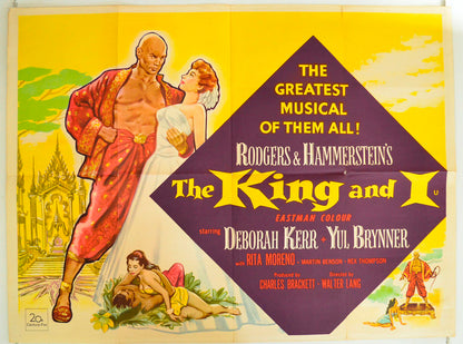 The King And I Original British Quad Poster - Film Poster - Movie Poster 